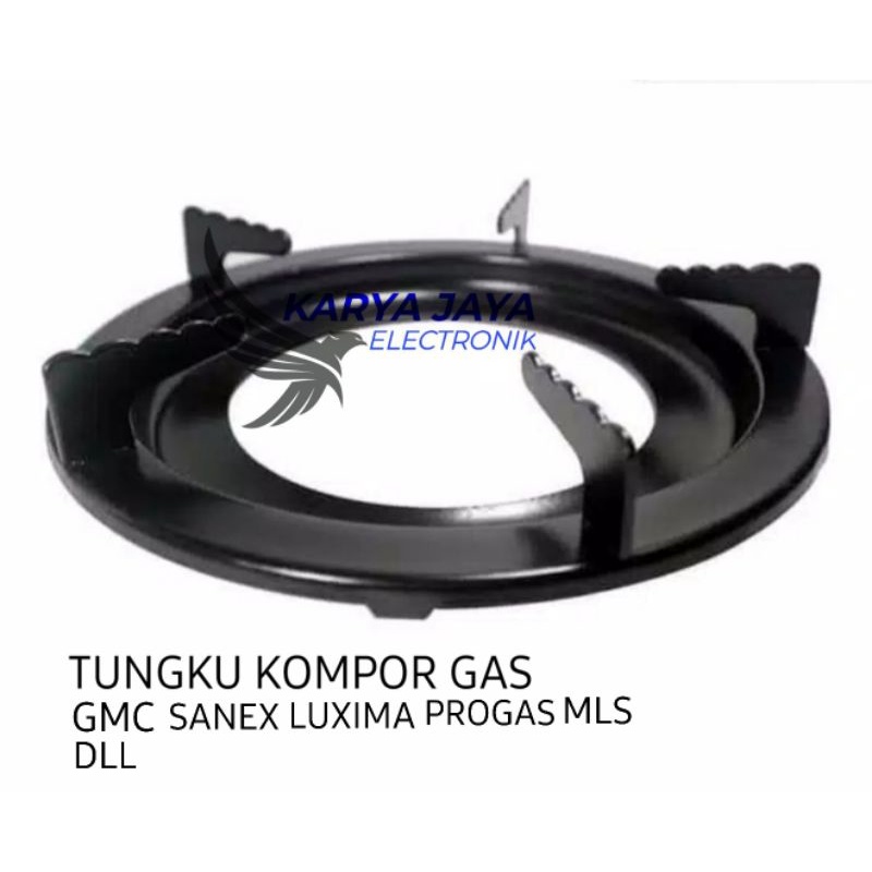 TUNGKU / TATAKAN KOMPOR GAS BULAT GMC