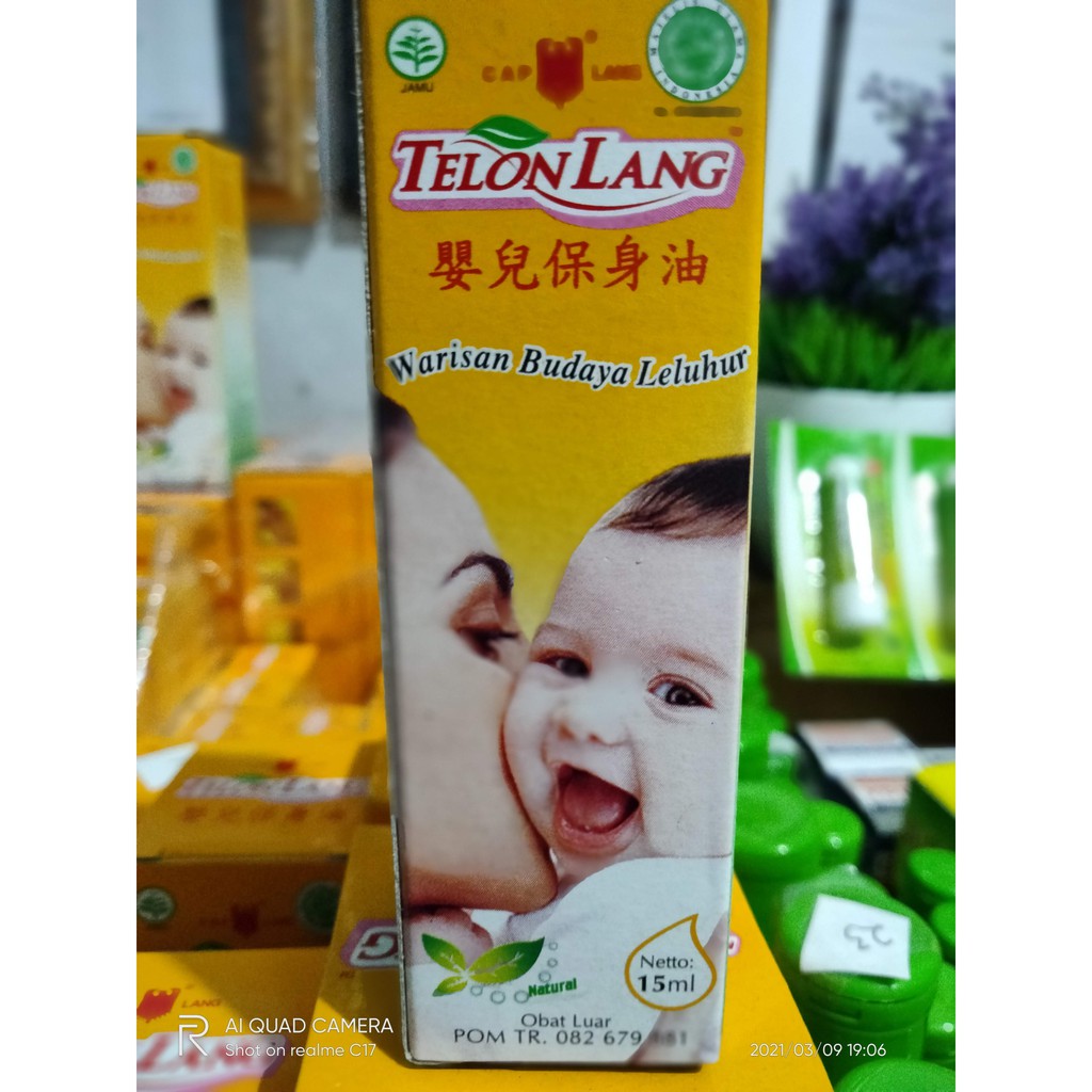 telon lang / minyak telon lang /telon lang 15ml, 30ml, 60ml, 100ml