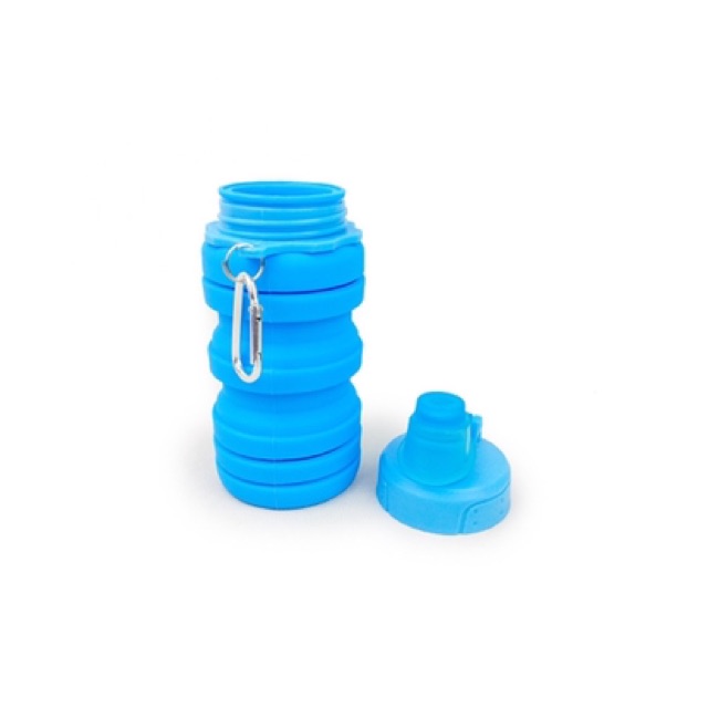 Botol minum lipat silicon portable silicone 500 ml