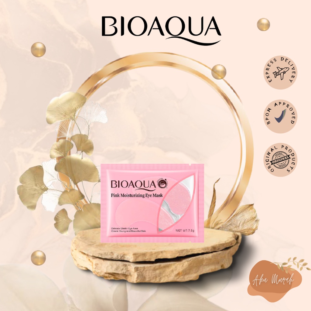 ✨ AKU MURAH ✨Bioaqua Pink Moisturizing Eye Mask / Masker Mata Pink