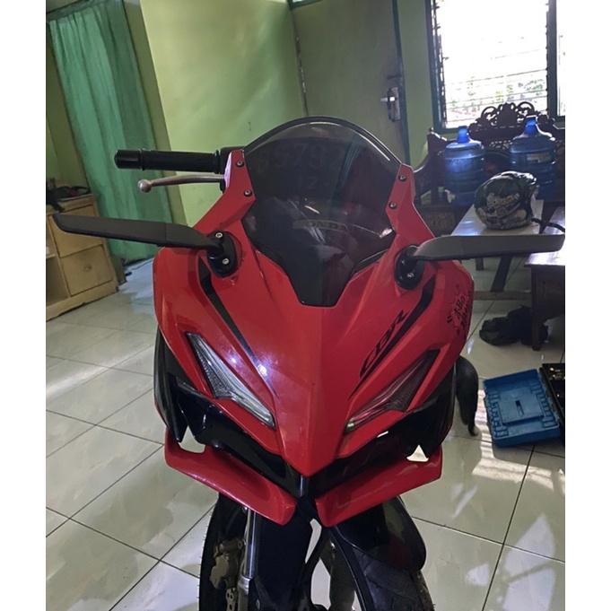 COD Spion Winglet FULL CNCN Stealth Rear Mirror Spion Motor Stealht Winglet Universal Ninja Zx25R Zx10R Zx636 Z10R R6 Ninja 250 Fi Karbu Nmax Pcx Cbr 250r R15 R25 Dll