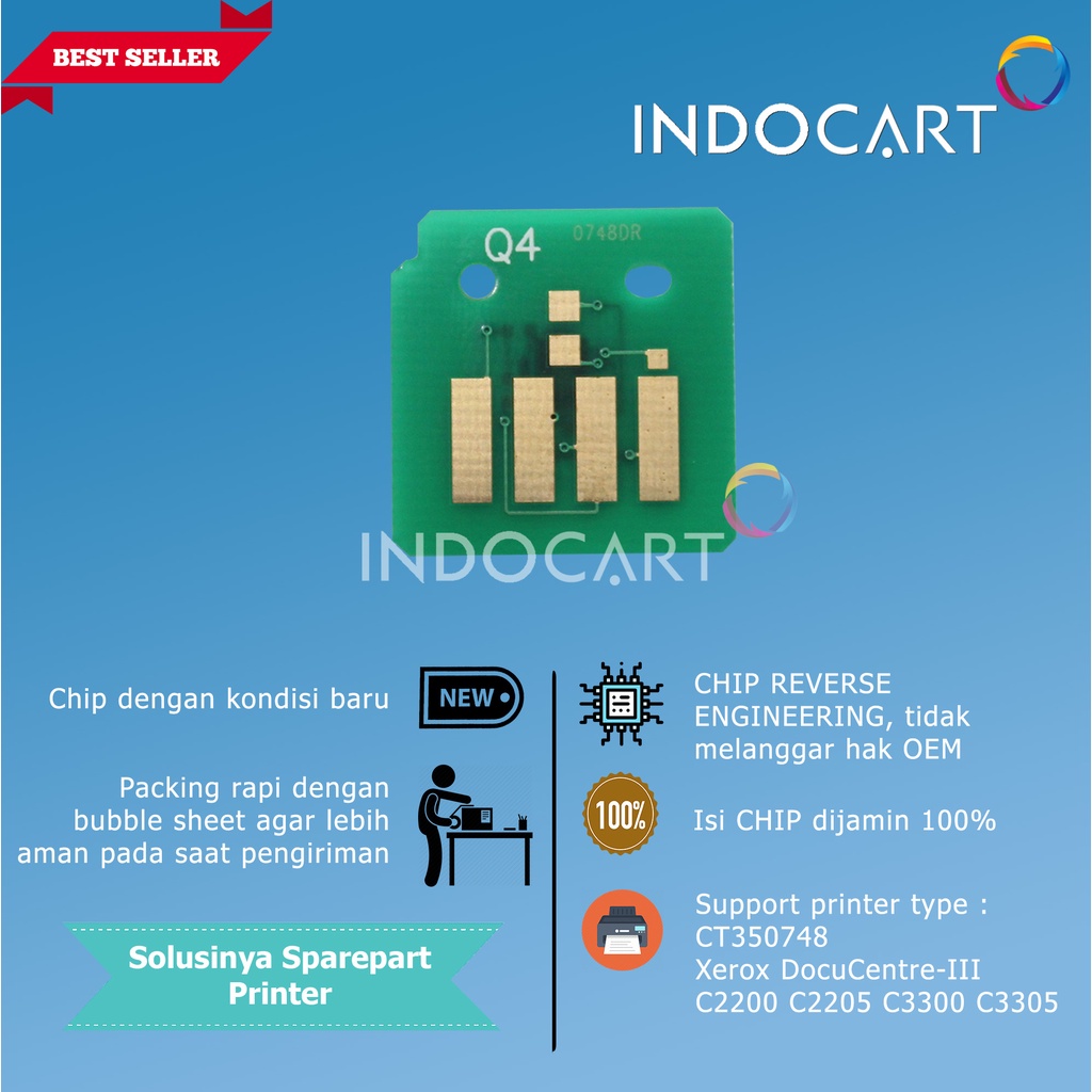 Chip CT350748-Xerox DocuCentre III C2200 C2205 C3300 C3305-91K-Drum