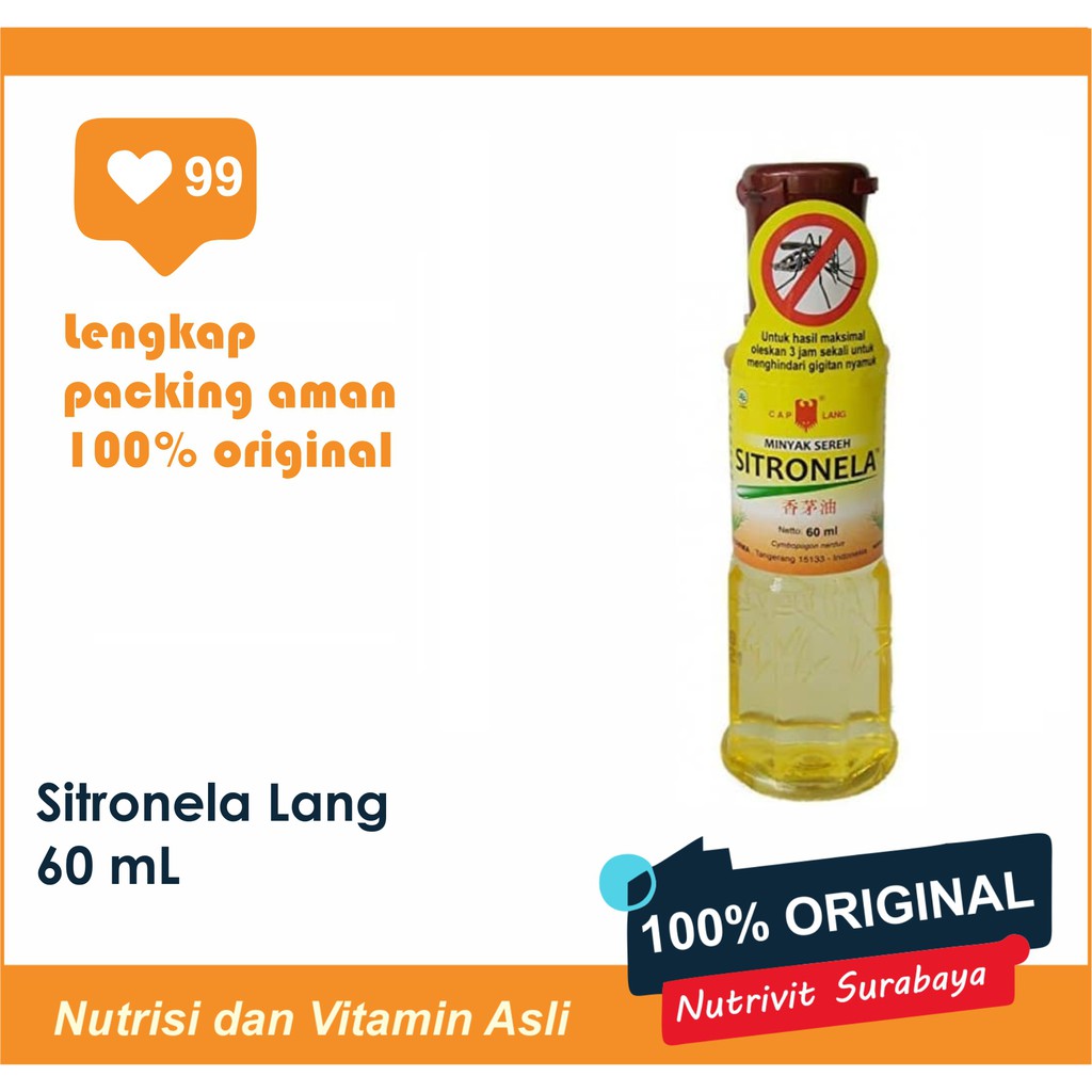 SITRONELA 60 ML CAP LANG