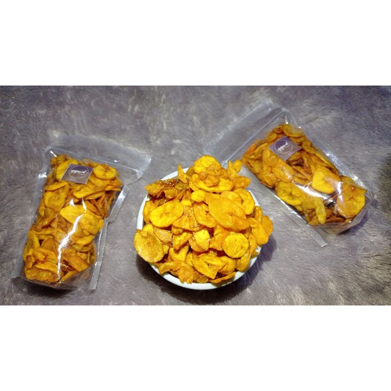 

caramel banana chips (keripik pisang karamel)