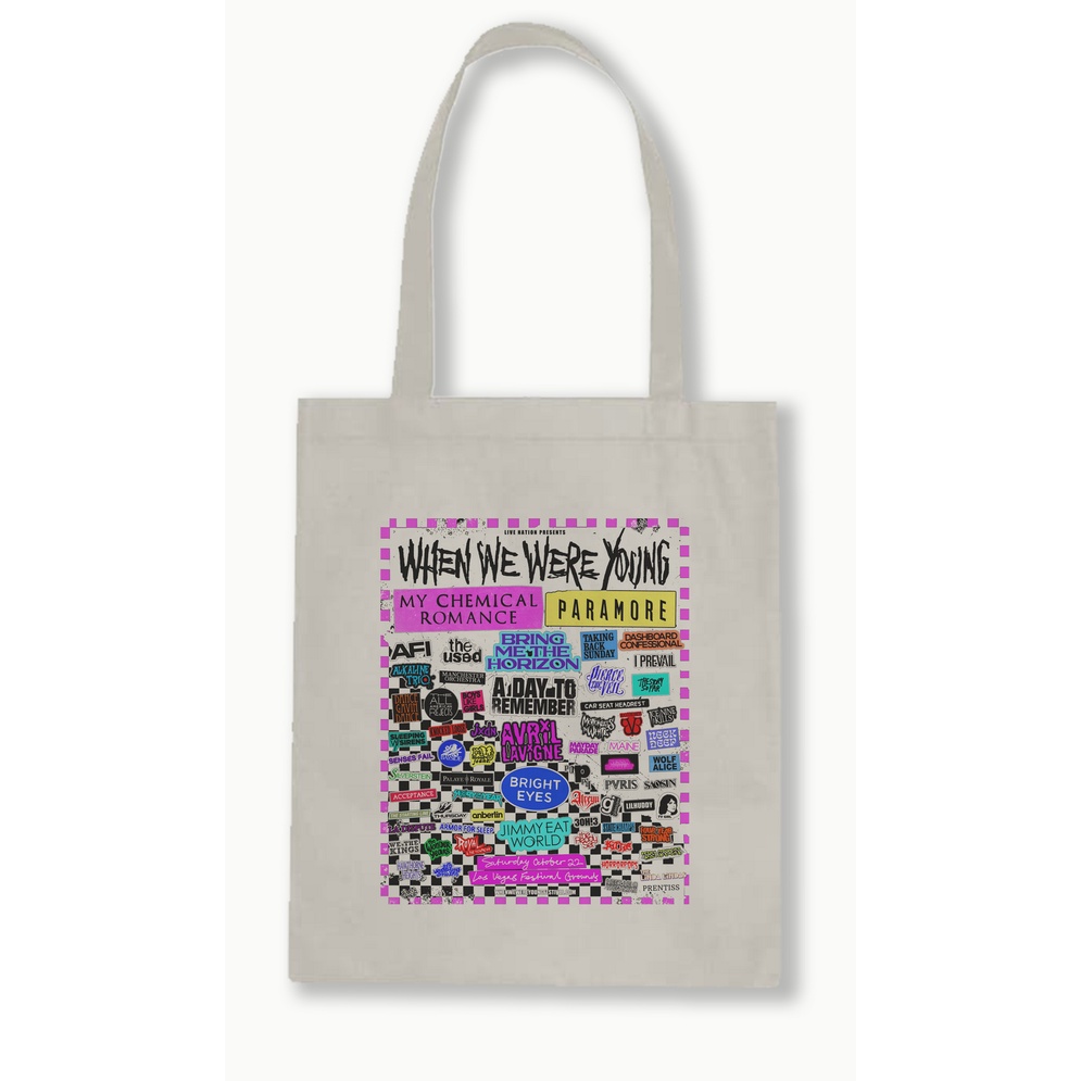 TOTE BAG BLACU - WHEN WE WERE YOUNG