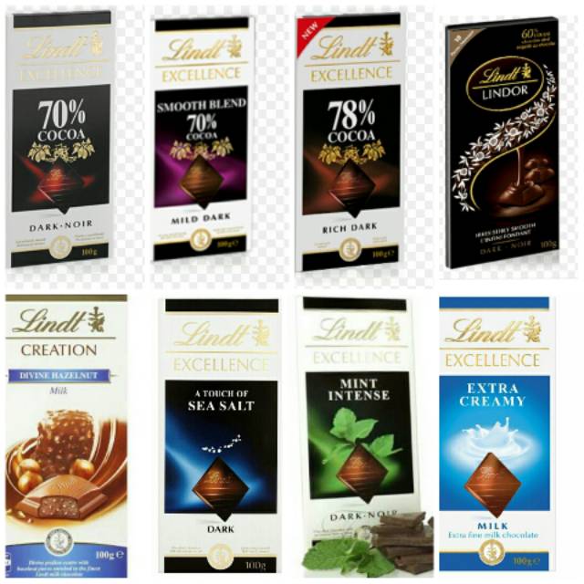 

Lindt excellence Chocolate 100gr