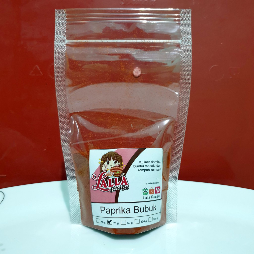 

Paprika Bubuk 25 gram / Red Paprika Powder 25 gram