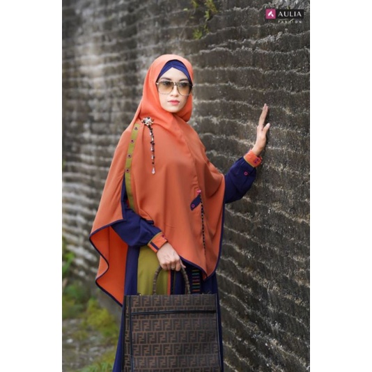 SET GAMIS AULIA HAWA NAVY ORIGINAL BRAND,COCOK UNT REMAJA,IBU MENYUSUI