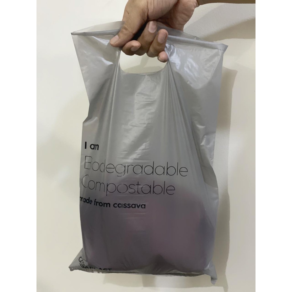 Download Matte Plastic Bag With Pipe Rigate Pasta / Kantong Singkong Bioplastic Cassaplast Griphole Bag ...