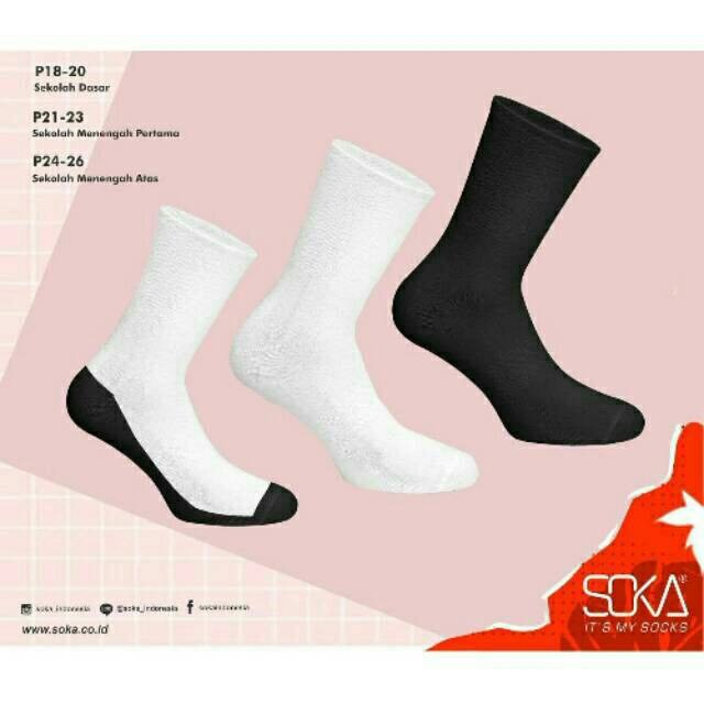 kaos kaki soka anak sekolah back to school