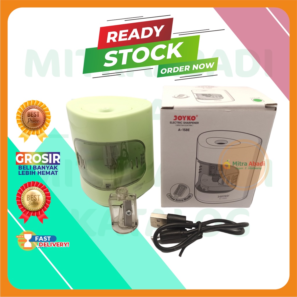 

RAUTAN OTOMATIS RAUTAN LISTIRIK MURAH JOYKO A158E JOYKO A173E ELECTRIC SHARPENER SERUTAN RAUTAN PENSIL OTOMATIS