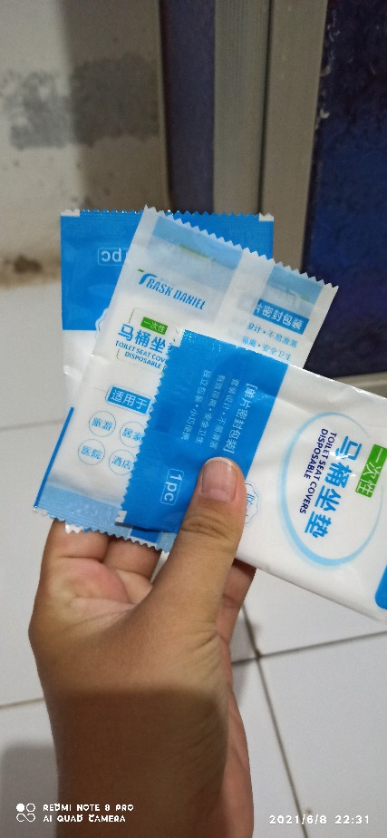 Alas Duduk Closet/ Kertas Duduk Toilet Seat Waterproof