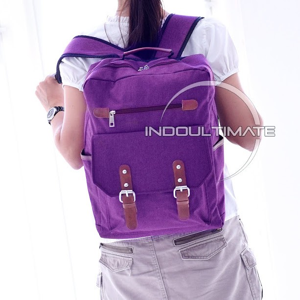 Best Seller Tas Punggung Backpack pria Kanvas tas Ransel pria Laptop import Ultimate Polo 108