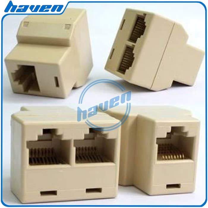 BAREL RJ45 DOUBLE / SAMBUNGAN KABEL LAN UTP DOUBLE FEMALE TO FEMALE