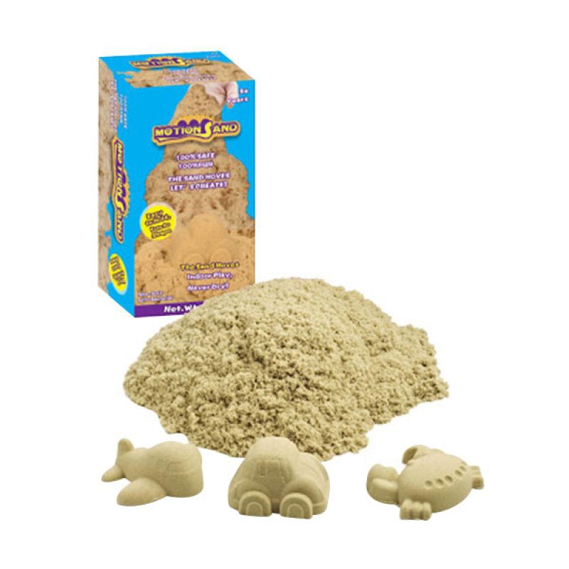 MOTION SAND MAINAN PASIR ANAK NATURAL REFILL 800GR