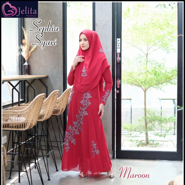 Sephia syari by Jelita Muslimah Jelgant Ori