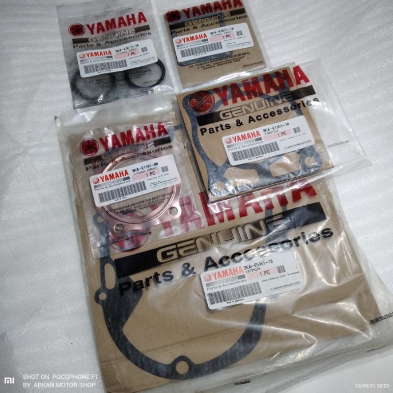 paking set rx king ori ygp original yamaha rxking rx-king perpak gasket kopling knalpot membran blok seher