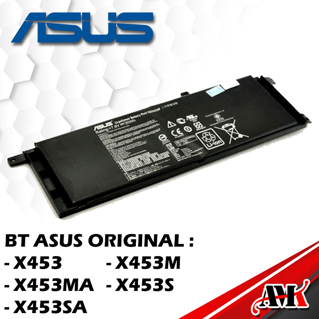 Baterai Laptop / Batrai / Battery ASUS ORIGINAL X453 X453M X453MA X453S X453SA