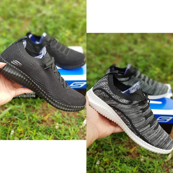 promo sepatu skechers ultra statement men / skechers men / sepatu pria - hitam, 40 terbaru