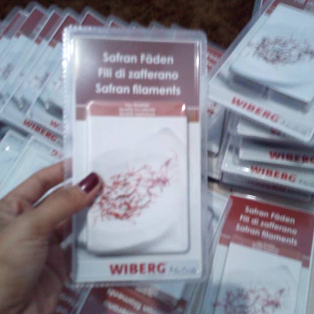 

Saffron WIBERG TOP QUALITY Spain 2 gr Rp. 320.000