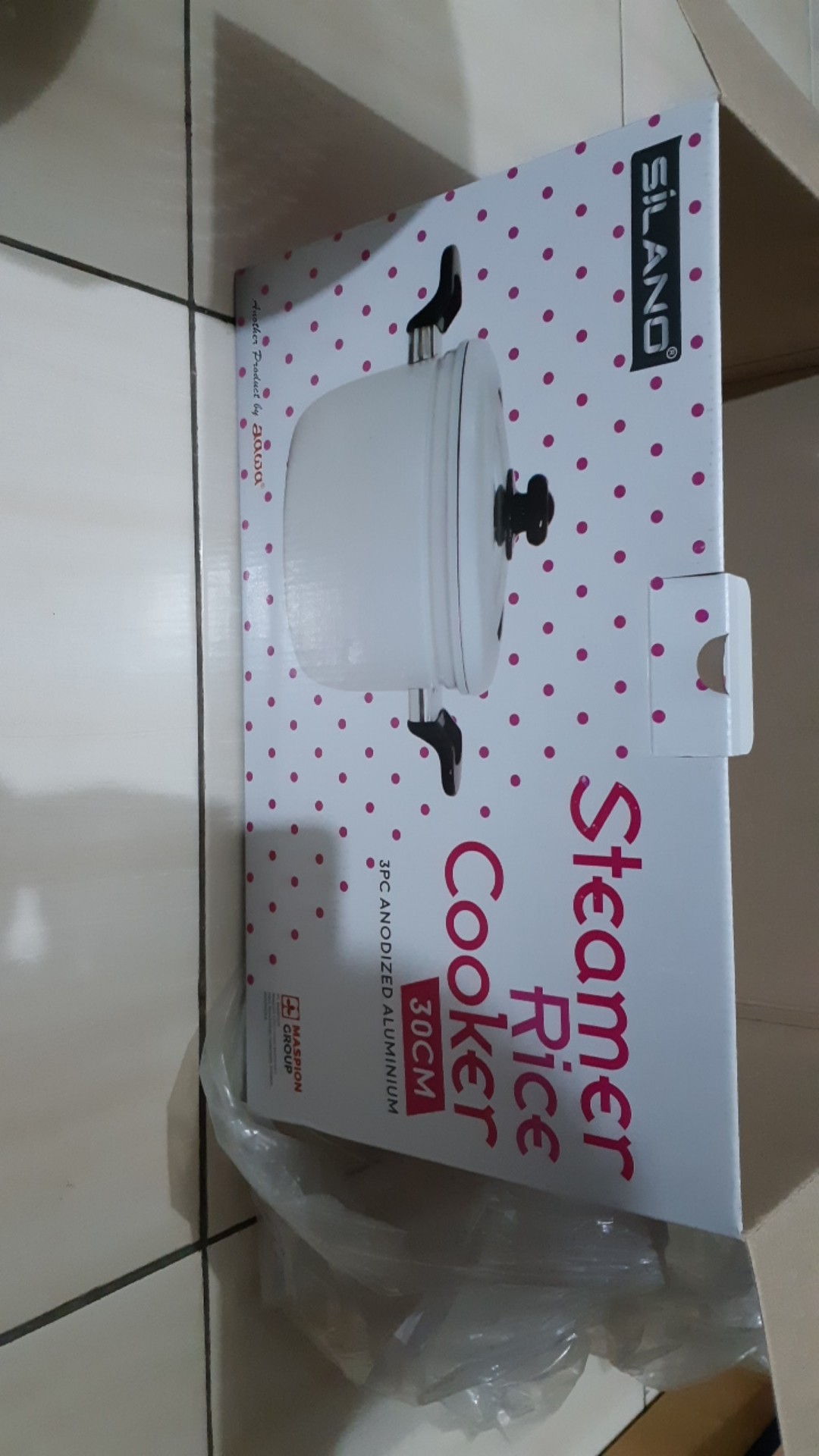 Panca Guna / Panci Kukusan 30cm Tutup Kaca Maspion