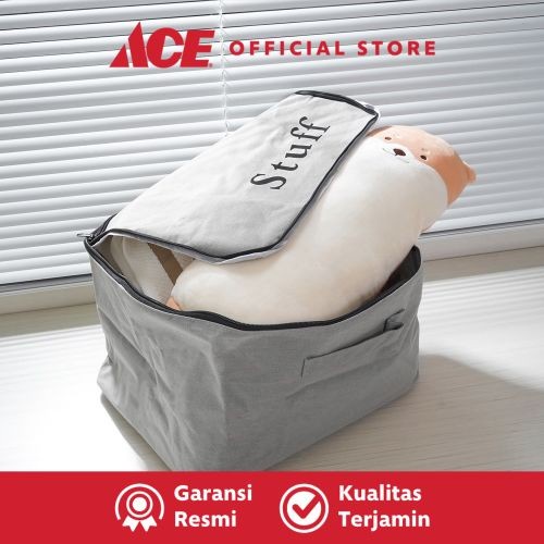 

✨ BISA COD ✨ ACE - Ataru Tas Penyimpanan Medium 40X30X25 Cm - Abu-Abu