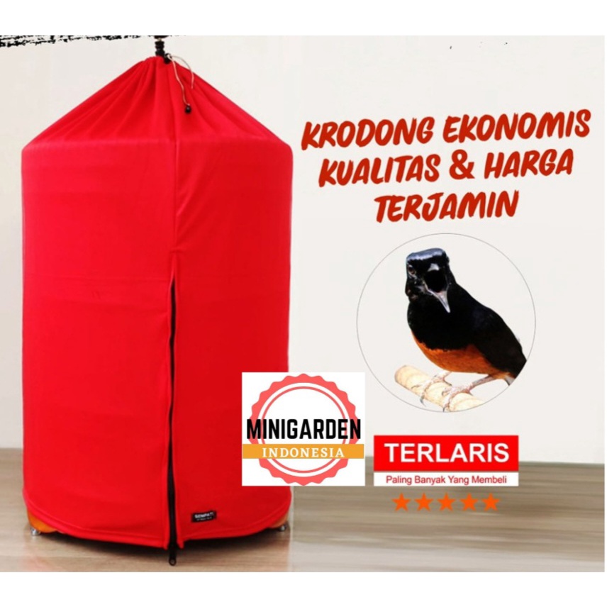 KERODONG SANGKAR MURAI krodong kandang burung murai kerudung pelindung kandang burung
