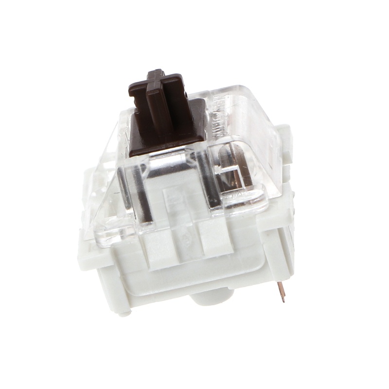 Btsg Tactile Linear Switch 3Pin Brown Saklar Untuk Keyboard Mekanik Gateron MX Cherry MX Clone Switch Transparan Hou