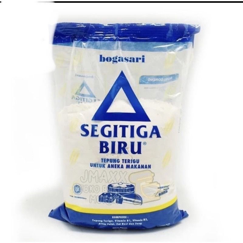 

TEPUNG TERIGU SEGITIGA BIRU 1 kg ( Transparan / economis)