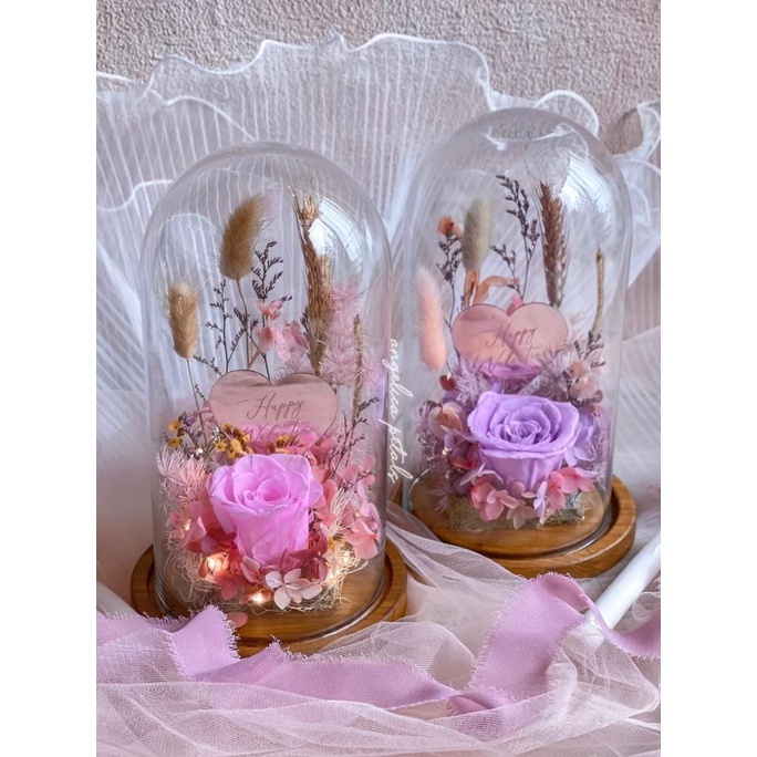 

ROSIE VALENTINE FLOWER DOME - KADO BUNGA VALS DAY PRESERVED DG654EAFVD