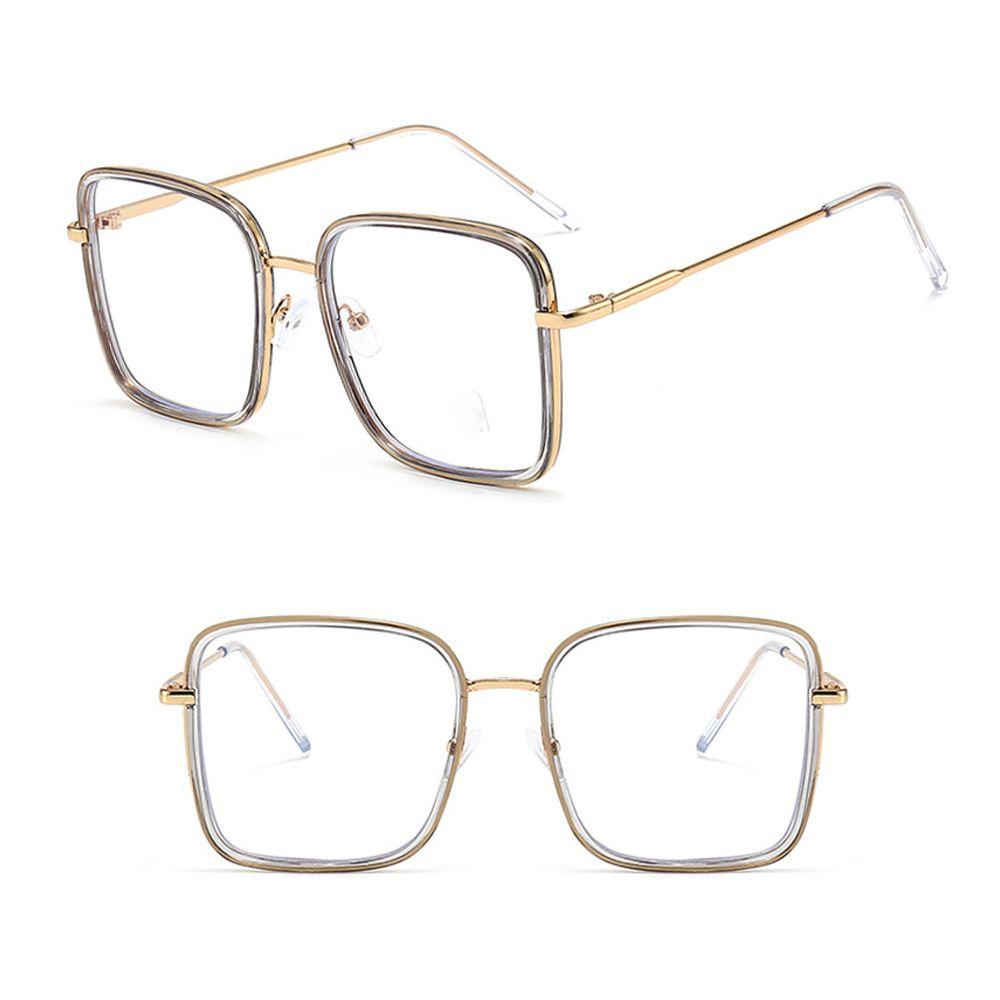 Suyo Kacamata Anti blue Light Cermin Datar Anti-UV Anti-blue Rays Metal Frame Eyeglasses