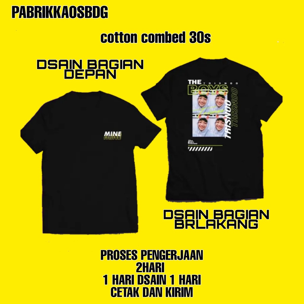 Kaos costum dsain suka suka / baju kaos satuan costum foto pacar doi / t-shirt costum kata kata