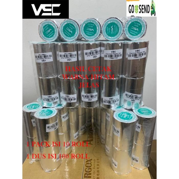

Kertas | Kertas Struk Thermal Paper / Pos Mobile Printer - Edc Vsc 58X40Mm -13