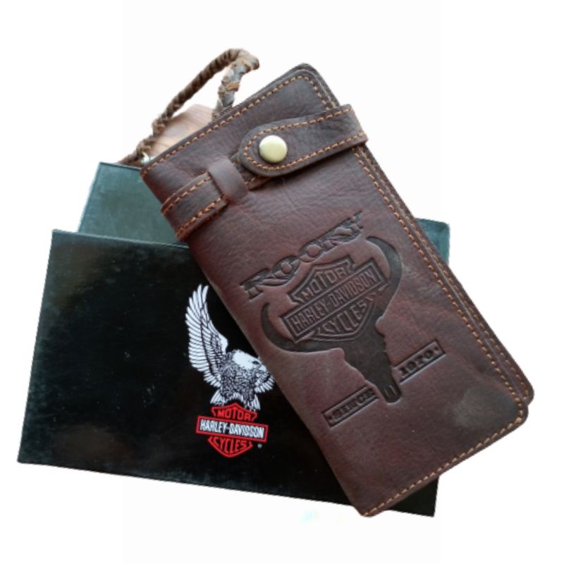 dompet panjang biker harley davidson impor high quality