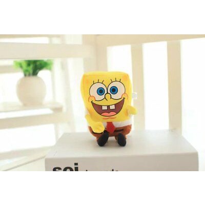 6pcs 20cm Mainan SpongeBob SquarePants Patrick Star Squidward Tentacles Plush Toys Kids Gift Boneka