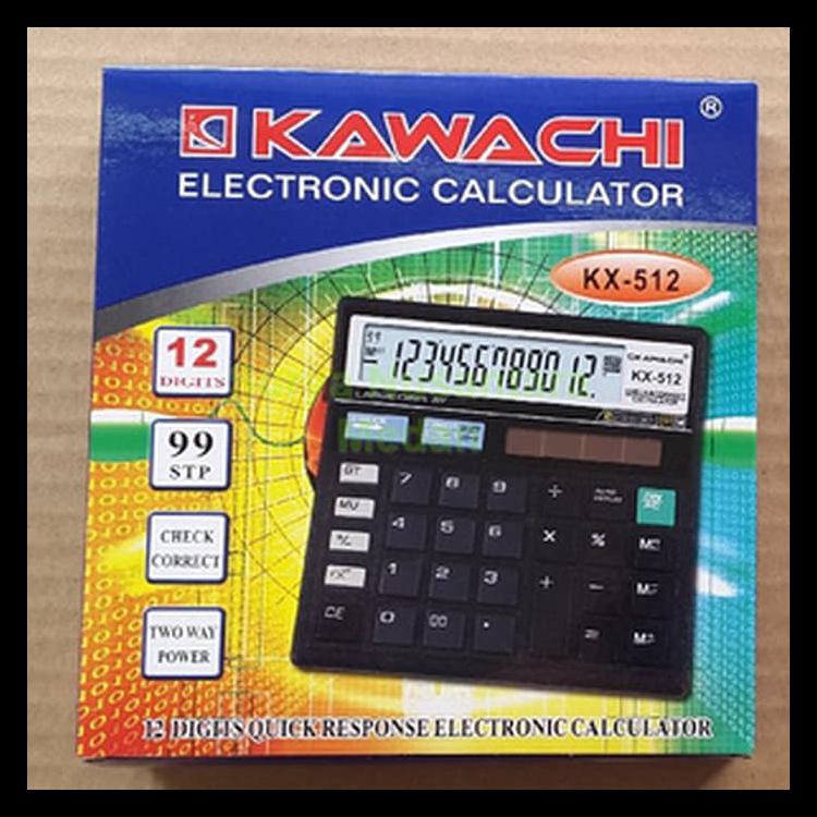 

Big Sale Kalkulator Kawachi Kx-512 12 Digit Elektronic Calculator Check Correct - Hitam Barang Bagus