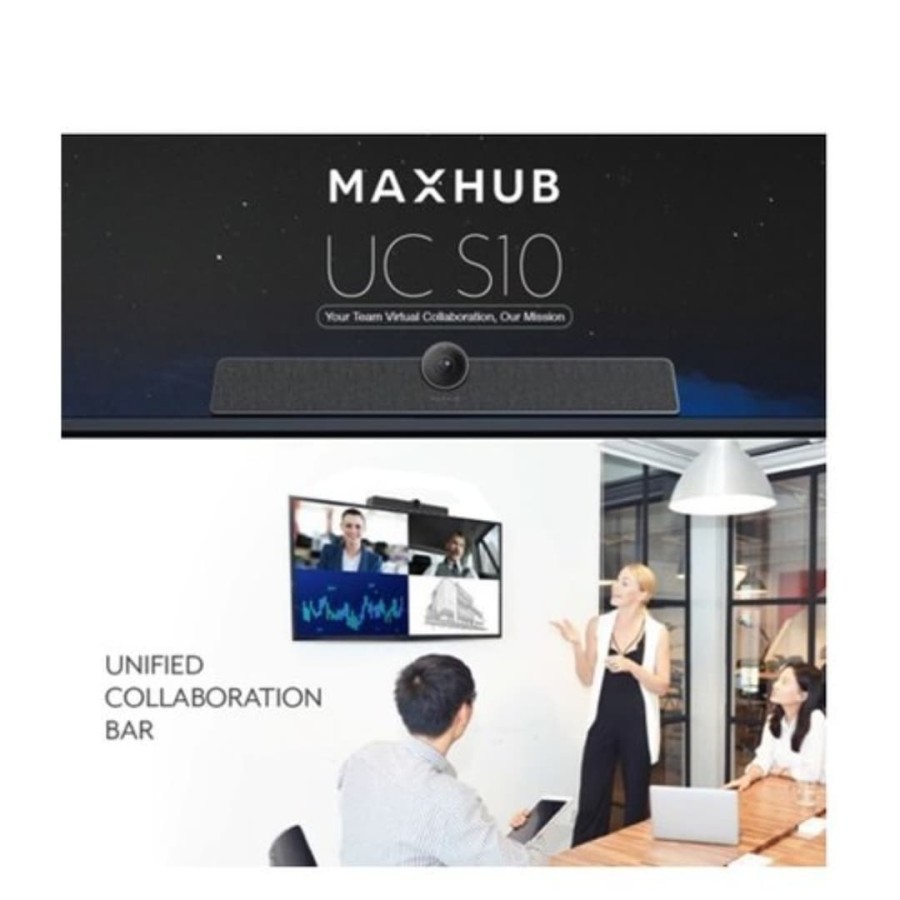 MAXHUB UC S10 Soundbar Smart Android Video Conference Camera garansi resmi