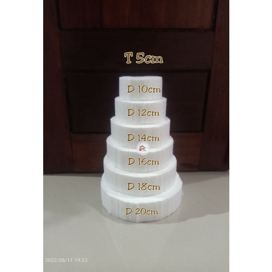 STYROFOAM DUMMY CAKE/STYROFOAM BULAT