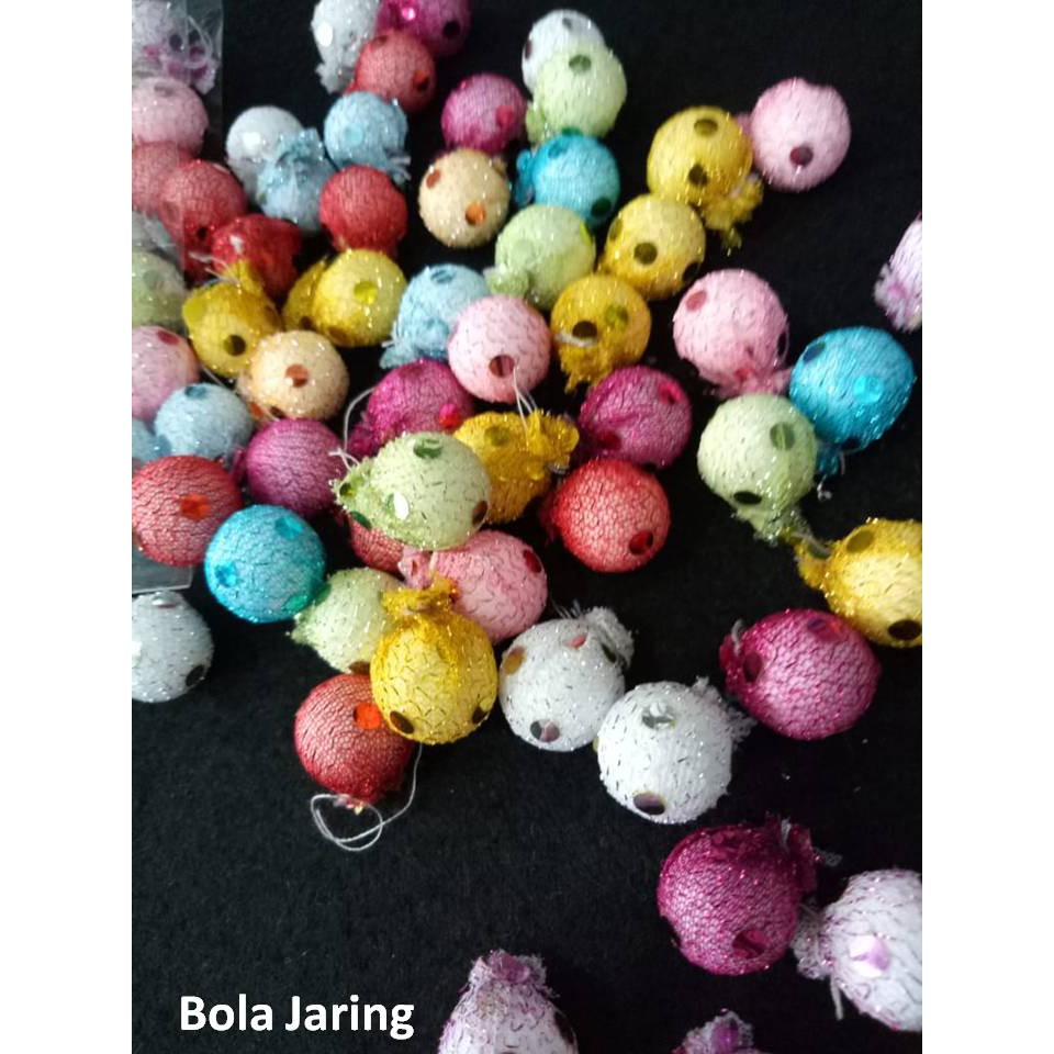 Bola gabus warna warni/ pom gabus/ gabus hati/ gabus bintang 20 biji