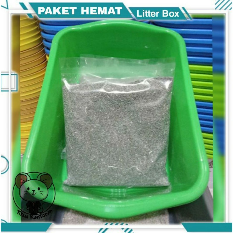 Litter Box Jumbo Ukuran L XL / Bak Pasir Kucing / Bak Taiwan / Baskom Ikan Cupang / Ikan Gapi