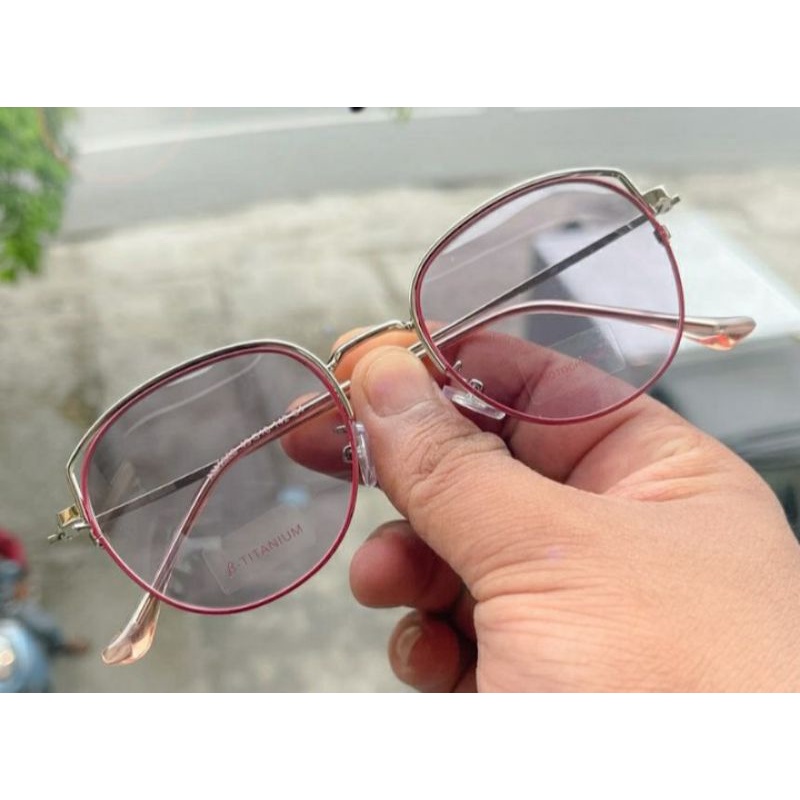 FRAME KACAMATA PHOTOCROMIC ( NORMAL ) KACA MATA WANITA 1308 | KACAMATA ANTI UV | KACA MATA FASHION