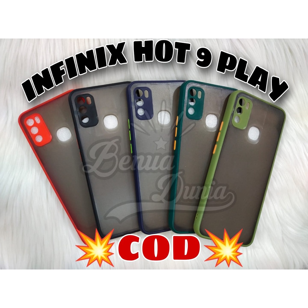 CASE MATTE INFINIX HOT 9 PLAY // CASE DOVE MY CHOICE PLUS RING KAMERA INFINIX HOT 9 PLAY - BD