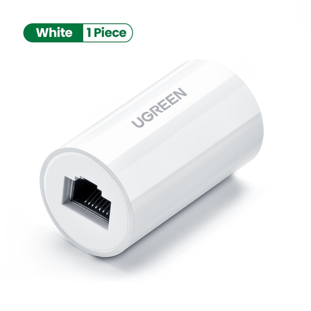 Ugreen Kabel Adapter Extension Konektor Ethernet RJ45 Female Ke Female Anti Petir