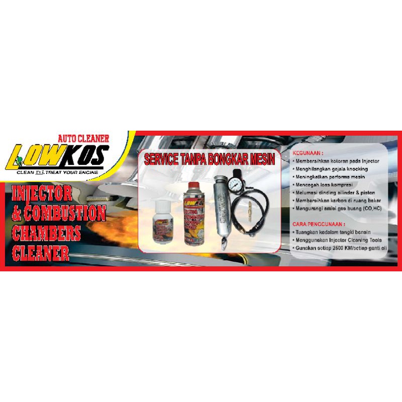 Paket Alat Servis Injeksi / Injector Cleaning Tools + Cairan Infus Injector Cleaner