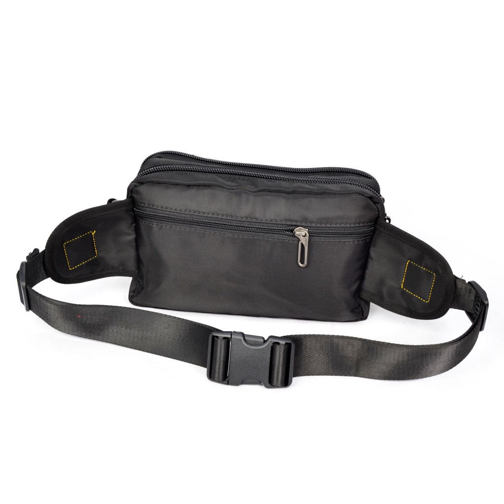 Tas Pria Terbaik / Terlaris / Tas Pinggang Pria/ Waistbag Unisex Polos 7 Res 7165