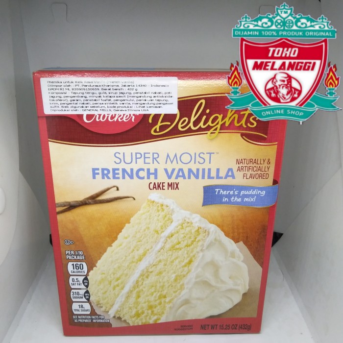 

BISA COD Betty crocker French Vanilla Cake Mix 432 gr | Tepung Pudding