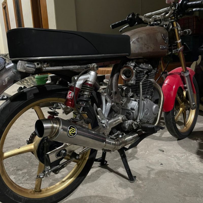 Knalpot CB 200cc 250cc Semi Kompetisi Pekajaman Muffler
