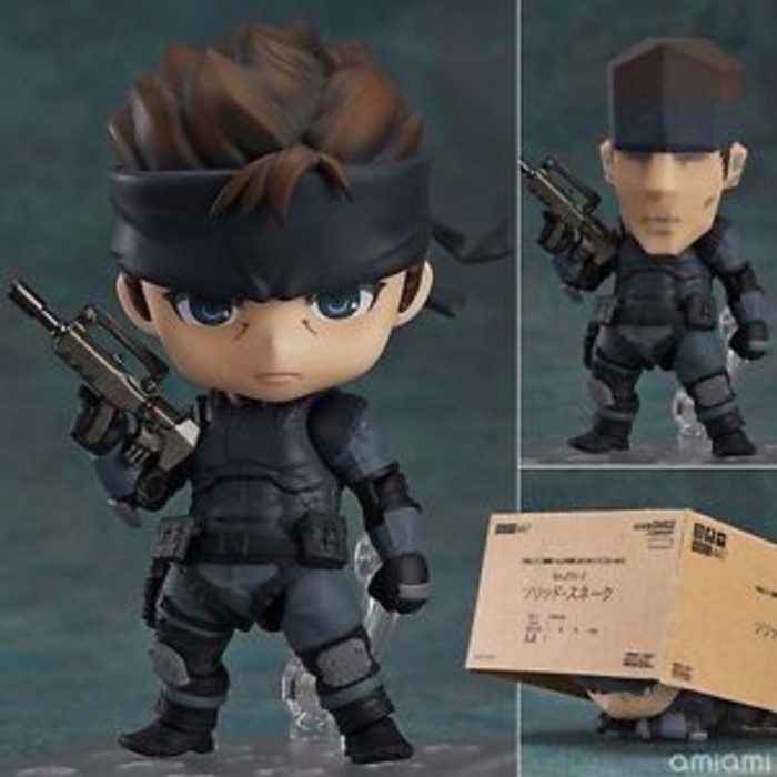 PROMO TERBARU Nendoroid 447# METAL GEAR SOLID Solid Snake 4'' PVC Action Figure New MURAH MERIAH