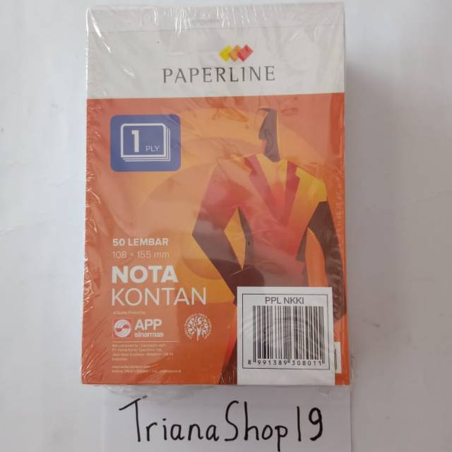 

Nota Kontan Kecil 1 Ply Paperline