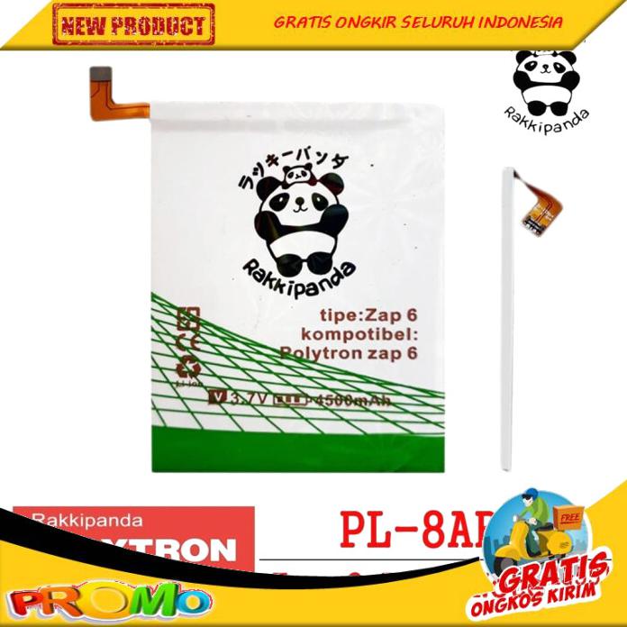 TERBARU BATERAI POLYTRON ZAP 6 POSH NOTE 4G551 PL-8AB6 DOUBLE IC PROTECTION BOLEH RESELLER